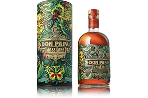 Don Papa Masskara, 700 ml, alc. 40% vol., ron especiado, destilado en Sugarlandia, Filipinas, edición de lujo e idóneo para cócteles