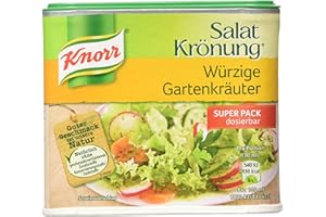 Knorr Garden Herbs Vinaigrette Mix (Salat Krönung Würzige Gartenkräueter) Container for 2.1 L