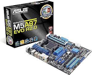 Asus M5A97 EVO R2.0 Motherboard (AMD 970, SB950, DDR3, S-ATA 600, ATX, 2 x eS-ATA, 2 x USB 3.0, Socket AM3+)