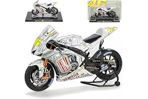 Ixo Yamah. 2007 YZR-M1 Valentino.Rossi Show Bike Valencia Mit Sockel 1/18 Modell Motorrad