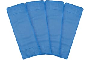 Tyroler Bright Tools 4 pezzi di ricambio in microfibra cloth- usato con il Glider magnetico finestra cleaner- super morbida