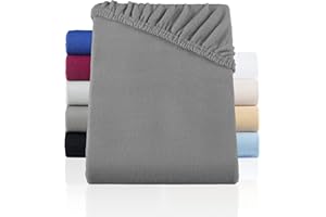 ‎BASATEX BaSaTex Winter Thermo Fleece Spannbettlaken - wärmendes plüsch Spannbetttuch Teddy Flausch - Flauschiges Bettlaken | Größe: 180x200-200x200 cm | Farbe: Anthrazit