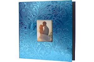 Rdylymx Photo Album 6 x 4 1000 Pockets Photos, Extra Large Capacity Photo Book for Family Wedding Baby Anniversary Valentines Picture Albums Holds 1000 Portrait and Landscape Photos(Blue)