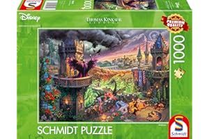 Schmidt Spiele 58029 Thomas Kinkade, Disney Maléfica, 1000 Piezas, Rompecabezas, Normal