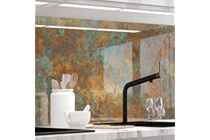 StickerProfis - Pannello Paraschizzi Cucina Adesivo da Parete, HiGloss, 1.8 mm, tutte le superfici - BRONZO D'EPOCA - (VINTAGE BRONZE) PREMIUM 60 x 280cm