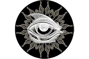 AGE PRINT - Slipmat - panno feltro per giradischi vinile tappetino dj"Eye"