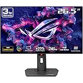 ASUS ROG Strix OLED XG27AQDMG gaming monitor 27-inch 1440p glossy WOLED, 240Hz, 0.03ms, custom heatsink, OLED Anti-flicker, O