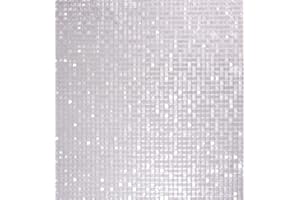 Film per finestre statico Vitrostatic Barra 3D, Film per finestre, film privacy, PVC, senza ftalati, trasparente, 45 cm x 1,5 m, spessore 0,2 mm, Venilia 54778