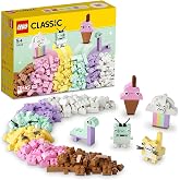LEGO Classic Creative Pastel Entertainment Colorful, Fun-Teaching Creative Toy Making Set for Kids Ages 11028-5 and Over