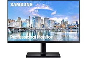Samsung Écran PC Professionnel T45F 24" 75Hz - 4ms, Dalle IPS, FHD (1920 x 1080),1000:1,250 cd/㎡,Eye Saver Mode, FreeSync, Inclinable, HDMI, DisplayPort, LF24T452FQRXEN