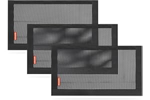 ‎TRUNKEXPERT TrunkExpert, Nano-Netztasche mit Klettverschluss Universelle Kofferraum Netztasche, 40 cm x 20 cm Organizer-Tasche, Auto, Netztasche mit Starken Klettstreifen für Auto, Kofferraum, Gepäcknetz, 3 Stück