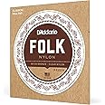 Corde De Guitare Folk D'Addario BEC032 - Nylon Translucide, Calibre .032, Extrémité à Boule