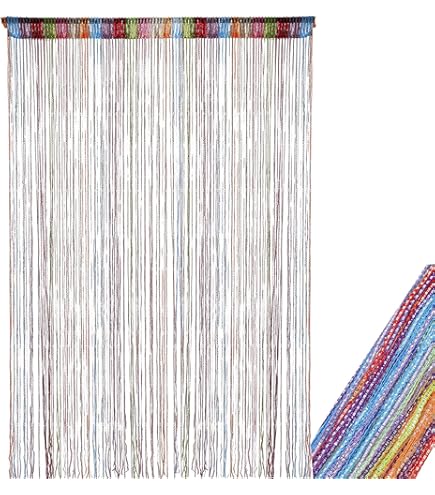 Türvorhang Insektenschutz - Robuster Streifenvorhang 80cm Breit