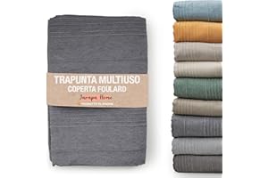 Jarapa Home Made with love Copriletto (Marrone, 180x280 cm)