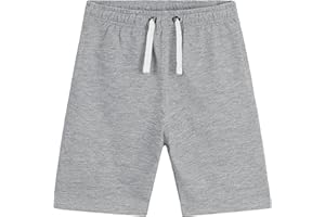 CityComfort Short Enfant Garcon Fille Bermuda en Molleton Bleu Marine, Noir, Gris, Bermuda Molletonné Basique Casual Vêtements Sportswear Enfants et Adolescents 5-14 Ans