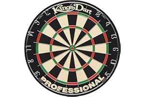 ‎KINGS DART Kings Dart Profi-Dartscheibe | Sisal | 0,7 mm Spider-Feldbegenzung | 45 cm