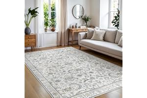 BEIMO Boho Rug Living Room Bedroom Vintage Washable Rug Short Pile Non-Slip Rugs for Kitchen 120 x 170 cm