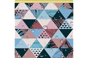 DreamRoots Tissu imperméable extérieur au metre 160 cm Largeur - Toile exterieure impermeable 100% de polyester 600D 220g/m - Tissus au metre ameublement - Tissus extérieurs