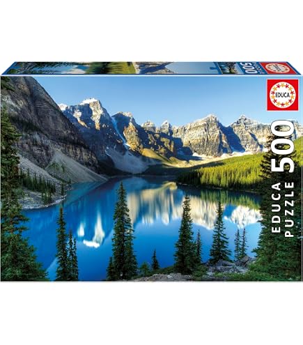 Ravensburger – Puzzle 500 Pièces « Idylle Scandinave », Paysage Norvégien, 49x36 Cm, Dès 12 Ans, Qualité Allemande