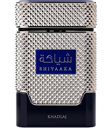 Khadlaj Shiyaaka Men Silver Eau de Parfum EDP Spray for Men, 100ml