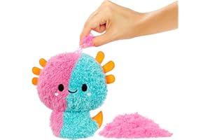 Fluffie Stuffiez Kleine Sammelplüschfigur - AXOLOTL - Überraschung beim Auspacken mit ASMR Fidget DIY Fellabziehen, Ultrasofter Flaum - ideal für Kinder ab 4 Jahren