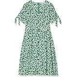 yumi frill wrap denim dress