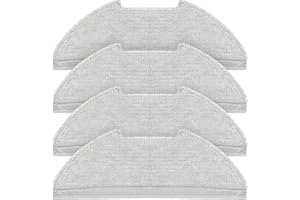 Fixbetter 4 Pezzi Panni di Ricambio per Eureka NERE10s aspirapolvere Robot, Accessori di Ricambio Lavabili e riutilizzabili