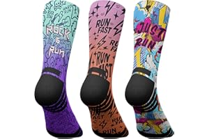 Jungle Socks Running Series - Pack de 3 Chaussettes Haute Performance pour Running, Respirantes, Compressives et Renforcées.