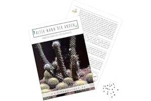 HAPPYSEED Außergewöhnliche Kakteen Samen mit hoher Keimrate - Sukkulenten Samen Set für deinen eigenen wunderschön blühenden Kaktus (1x Alter Mann der Anden)