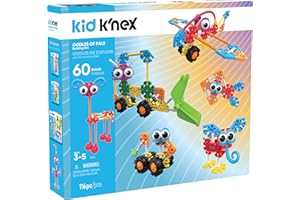 Kid K'NEX 85701 60 Model Oodles of Pals Building Set, Kids Craft Set with 116 Pieces, Educational Toys for Kids, Fun and Colourful Building Toys for Boys and Girls, Construction Toys for 3 Year Olds +