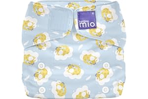 Bambino Mio, Miosolo Classic All-in-One Reusable Nappy, Eco Chemical Free Nappy (Dreamy Giraffe, One Size)
