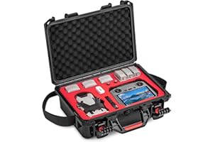 STARTRC Mini 4 Pro Etui wodoodporne, twarde etui do akcesoriów DJI Mini 3 Pro/Mini 3, torba podróżna do DJI Mini 4 Pro Fly More Combo (kontroler RC2/RC/N1/N2)