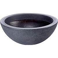 Pflanzschale rund anthrazit