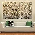 KYARA ARTS new concept grill big size Multiple Frames, Beautiful Wall art Painting for Living Room, Bedroom, Office, Hotels, Drawing Room Wooden Framed Digital Painting (60inch x 36inch) vv3660_08_06