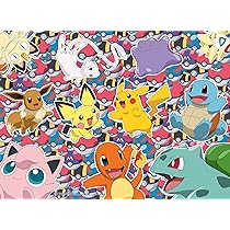 Nathan - Kinderpuzzel - 60 stukjes - Pokémon in het park - Meisje of jongen vanaf 6 jaar - Hoogwaardige puzzel - dik en duurzaam karton - Avontuur - 86187, blauw