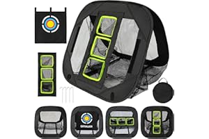 CATCHLUCK Golf Practice Chipping Net 5 Modes Golf Nets for Garden Pop Up Target Indoor Outdoor Training Perfect for Backyard Practice and Golfers