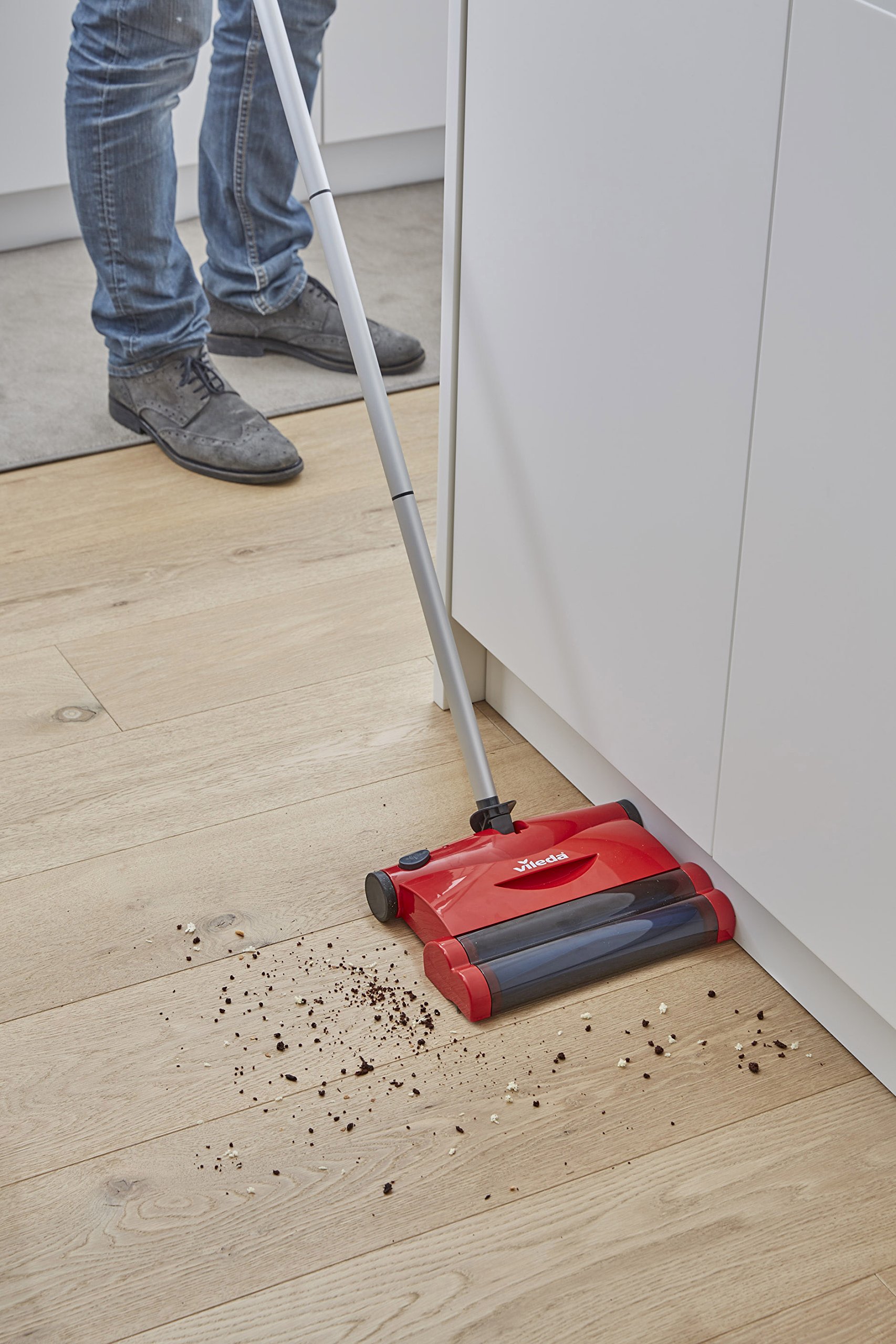 Vileda Quick \u0026 Clean - Escoba eléctrica inalámbrica y cepillo eléctrico con  articulación flexible y 2 cepillos… | CABLESCONECTAR.COM
