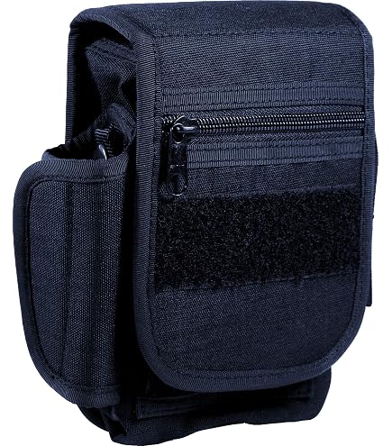 Portachiavi Da Cintura In Pelle Vega Holster 1V03 – Nero E Bianco, Anello Metallo, Made In Italy - Foto 4