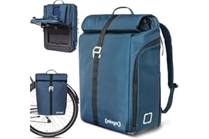 ‎OTINGA otinga® Flip V2 Fahrradtasche Rucksack [34L Volumen] für jeden Gepäckträger I Stylische Gepäckträgertasche mit Rucksack - in 7 Sekunden umgebaut I Wasserdichter Fahrradrucksack Gepäckträger