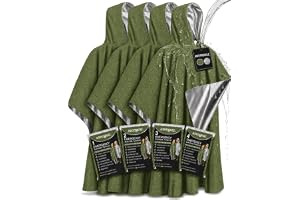Poncho Räddningsfilt, 4 st, Mylar Termisk Vändbar, Grön | Behåller kroppsvärme, vattentät, vindtät, silversidan reflekterar s