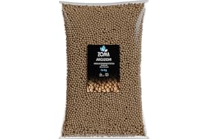 ZOMA Argilla Espansa per Piante in Vaso, Palline Argilla a Grana Piccola per Drenaggio e Areazione, Argilla espansa per Idroponica e Decorazione Estetica Senza Colorazione Chimica (50Litri 14KG)