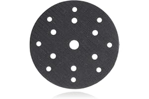 DFS Disco autoadesivo con chiusura a contatto 150mm 15 Fori, ricambio per platorello/sostituzione per la Riparazione Platorello Levigatura