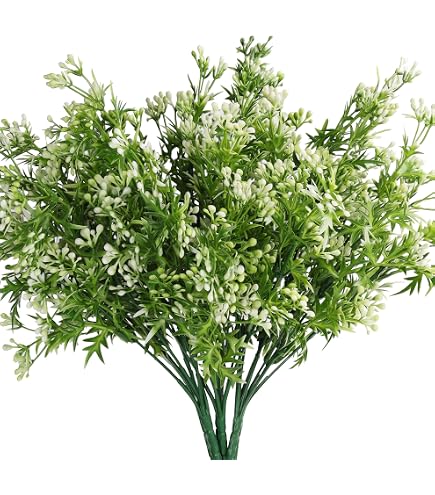 Pothos • Cespuglio Artificiale con 240 mini-foglie • Variegato • UVR