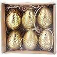 Gislea Graham Easter Decoration Gold Leaf PM Egg Box of 6