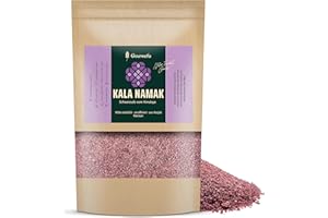 ‎GOURMETIA Gourmetia Kala Namak Salz fein 200g, naturbelassenes Schwarzsalz/Schwefelsalz aus Punjab Pakistan - auch als grob