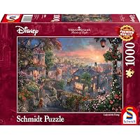 Schmidt Thomas Kinkade: Disney - Lady and the Tramp Jigsaw Puzzle (1000 ...