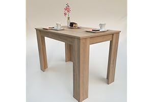 ‎MÖBEL SD Möbel SD Esszimmertisch Sonoma Eiche Sägerau Hell 110x70