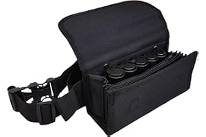 CLAIRE-FONCET Kellnertasche - Kellnerbörse – Hüfttasche in Canvas Gewebe, Inklusiv 5 Euro Munzen Geldwechsler, 1 Innentasche mit Reißverschluss, Magnetverschluss, ideal für Kellner, Kellnerin