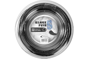 ISOSPEED Unisex-Adult Black Fire S 200m Tennissaite, 1.25