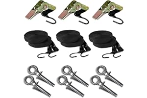 TOOLPORT INTENT24 Kit Anti-tempête 20 m Sol Dur tentes de réception/de Stockage stabilité et Une sécurité supplémentaires